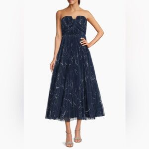 Hutch Corene Tulle Strapless Midi Gown NWT 6